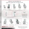 Service Caster 4 Inch Semi Steel Caster Set with Roller Bearings 2 Swivel Lock 2 Rigid SCC SCC-30CS420-SSR-BSL-2-R-2 - alternate 6